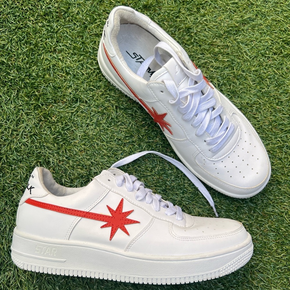 Starwalk White and Red Sneakers